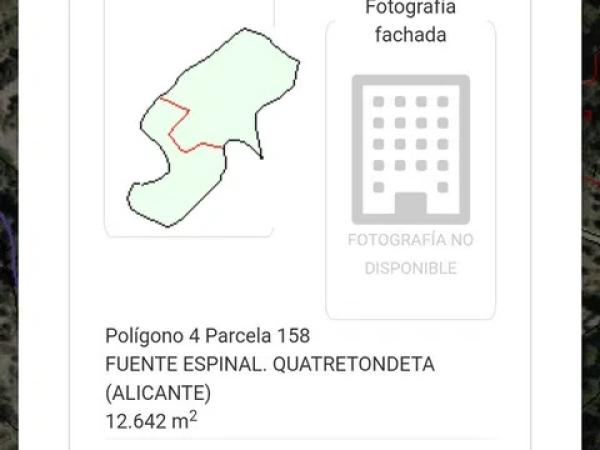 Terreno en carretera Cv-754 polígono 4 parcelas 154 y 158 s/n