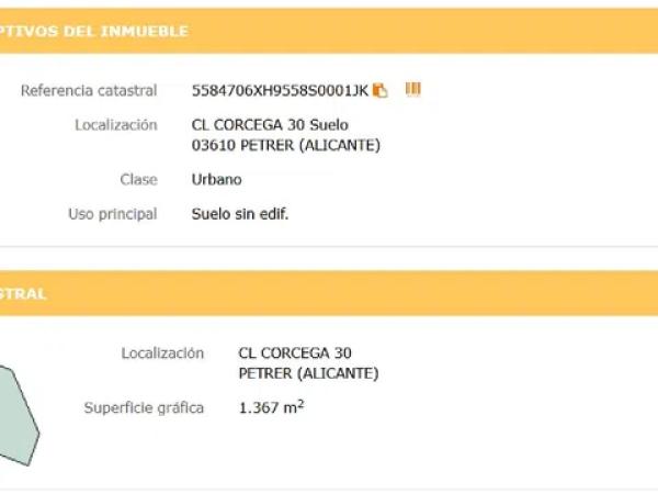 Terreno en calle las Chafarinas, 30