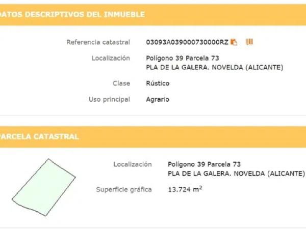 Terreno en Partida Horna Alta, 12 g