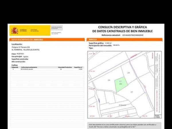 Terreno en carretera Cv-81 s/n