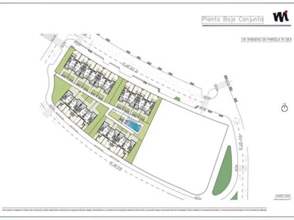 Chalet adosado en venta en calle Manga, 34