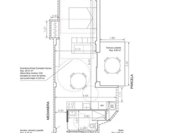 Estudio en avenida Nicaragua, 47