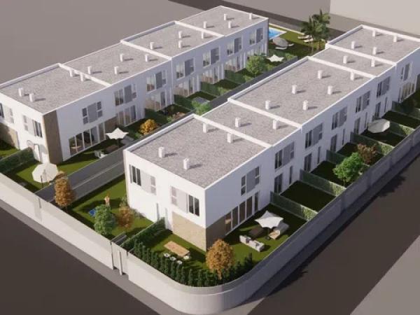 17 unifamiliares en calle dels Murs 8