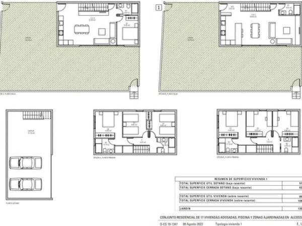 17 unifamiliares en calle dels Murs 8