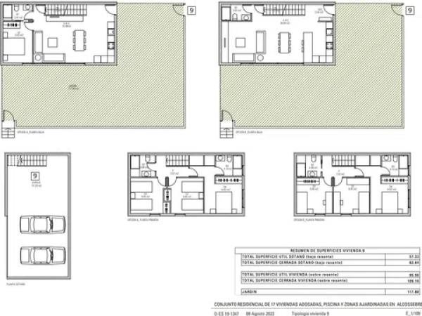 17 unifamiliares en calle dels Murs 8