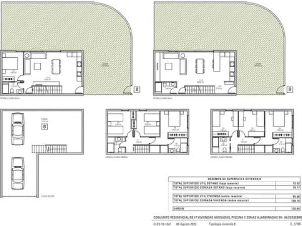 17 unifamiliares en calle dels Murs 8