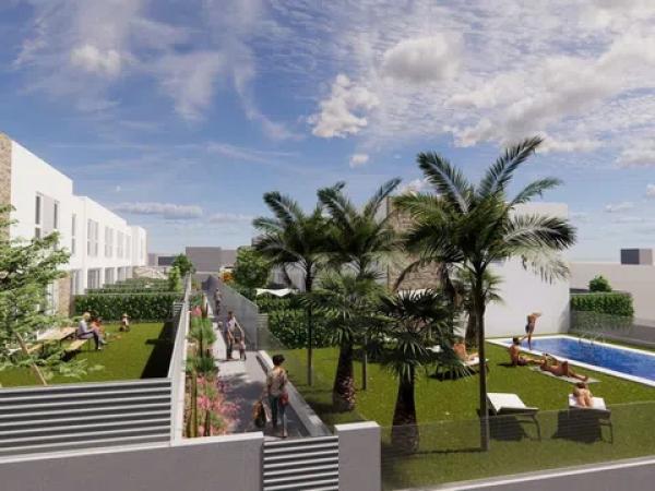 17 unifamiliares en calle dels Murs 8