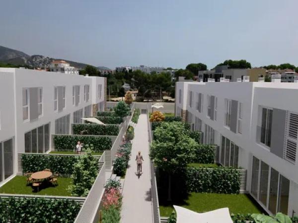 17 unifamiliares en calle dels Murs 8