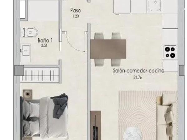 Ático en calle Elda