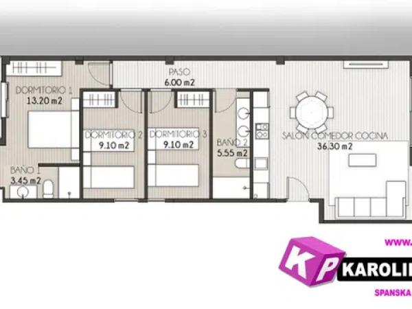 Piso en calle Almirante Antequera