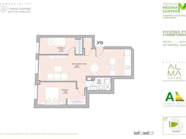 Dúplex en venta en Victorio, 19