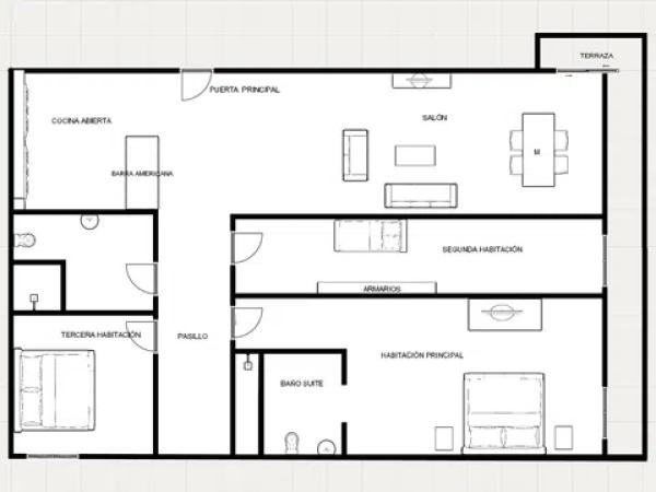Piso en Barrio El Palmar-Los Molinos