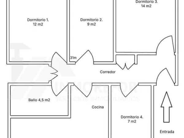 Piso en Barrio Campoamor