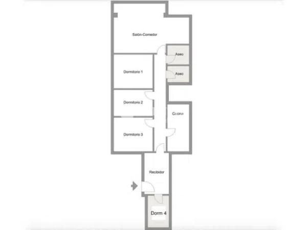 Piso en rambla de Méndez Núñez