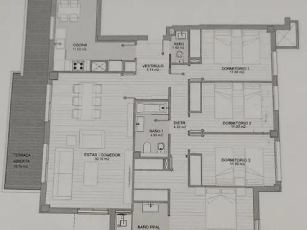 Piso en calle Tridente, 41