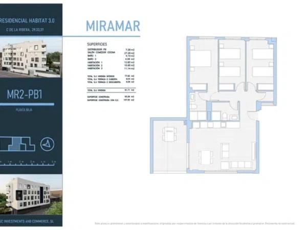 Piso en venta en de la Ribera, 33