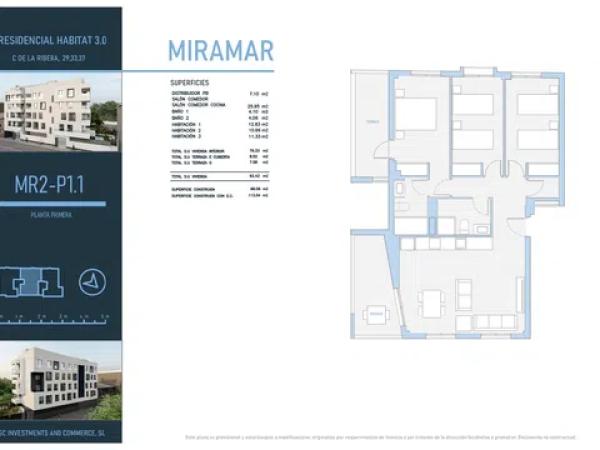 Piso en venta en de la Ribera, 33