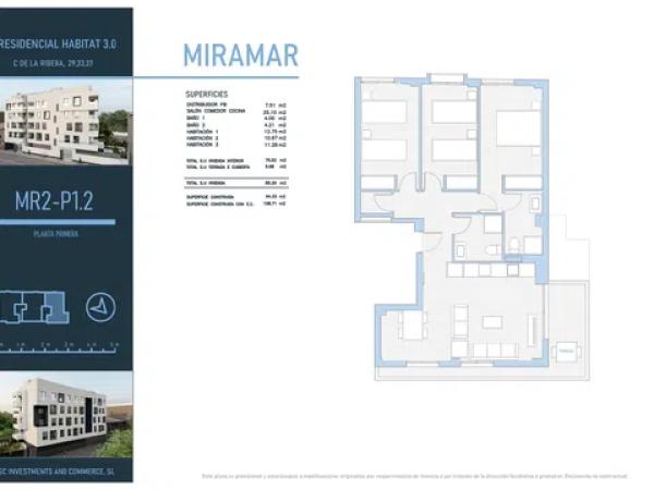 Piso en venta en de la Ribera, 33