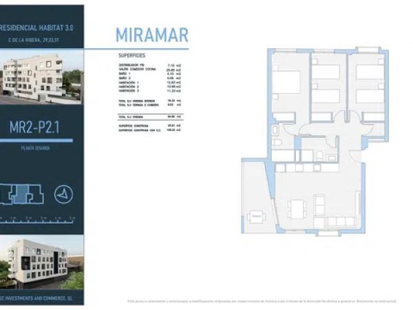 Piso en venta en de la Ribera, 33