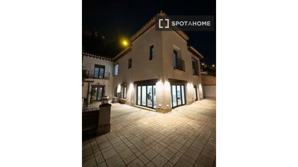 Pokój w mieszkaniu dzielonym z 13 sypialniami do wynajęcia w Granadzie.