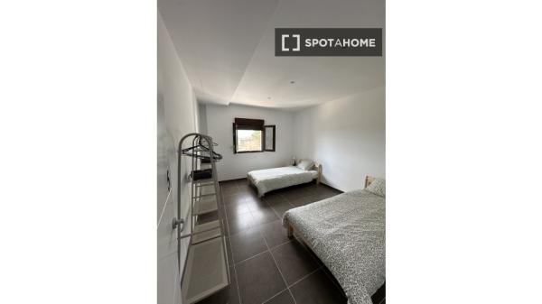 Pokój w mieszkaniu dzielonym z 13 sypialniami do wynajęcia w Granadzie.