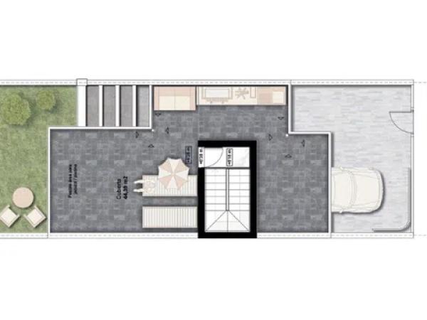 Chalet adosado en venta en calle Carlos V, 26