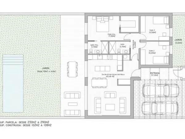 13 Viviendas Unifamiliares en Poblete