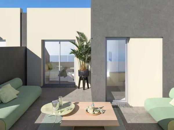 Chalet adosado en venta en calle Clavel, 6