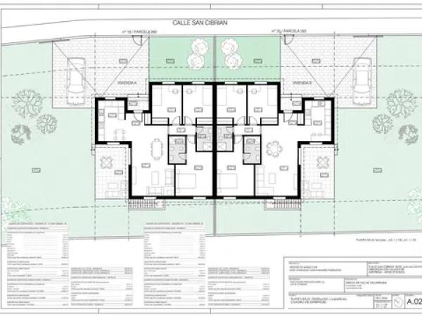 VIVIENDA UNIFAMILIAR PAREADA EN PLANTA EN MENTRIDA