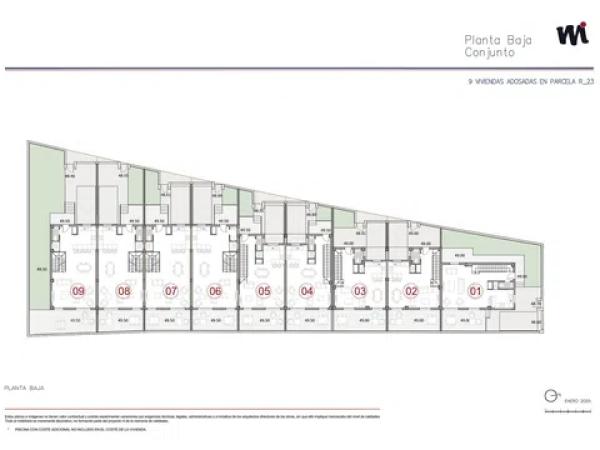 Chalet adosado en venta en calle Abderramán, 36