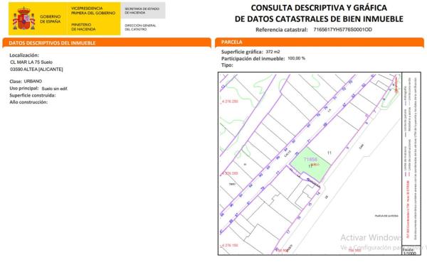 Terreno en la mar, 75