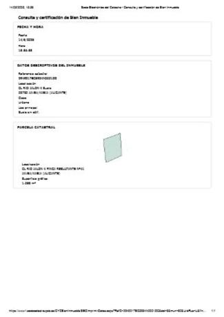 Terreno en calle Río Jalón