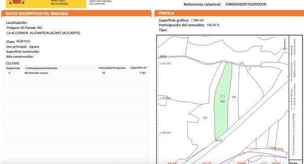 Terreno en La Alcoraya, 25 PolgonoParcelas