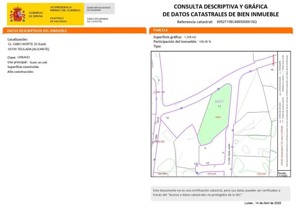 Terreno en calle Cabo Norte, 23