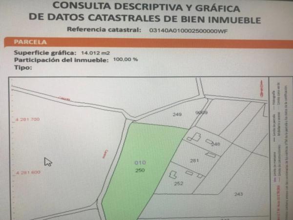 Terreno en Partida las Chozas