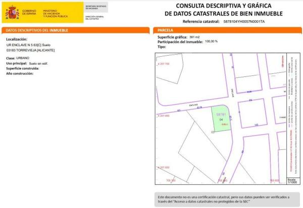 Terreno en calle Popa, 147