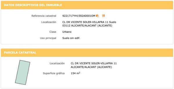 Terreno en Barrio Villafranqueza