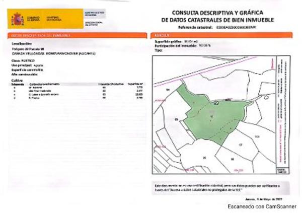Terreno en Partida Bellongues, km 58