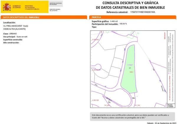 Terreno en calle Freu, 13