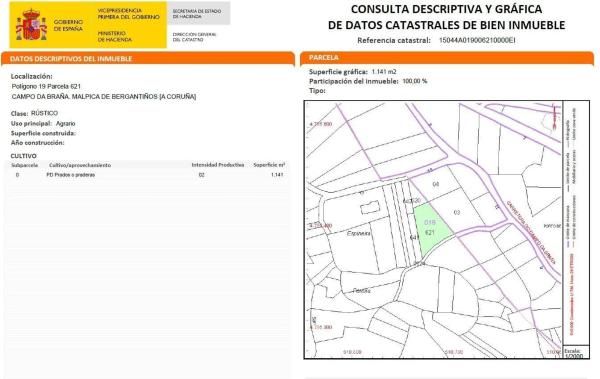 Terreno en Malpica de Bergantiños