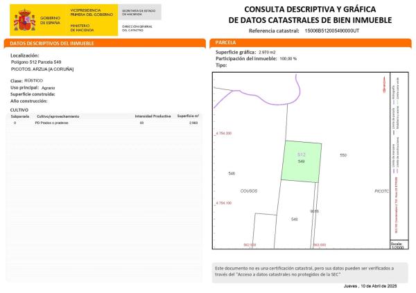 Terreno en Lugar Carballido, Dodro s/n LugarCarballidoDodro