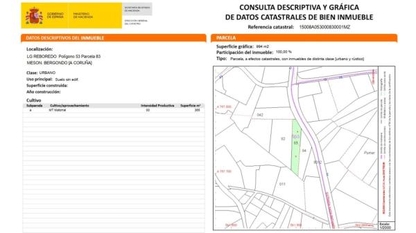 Terreno en Reboredo s/n