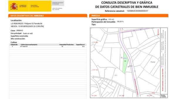 Terreno en Reboredo s/n