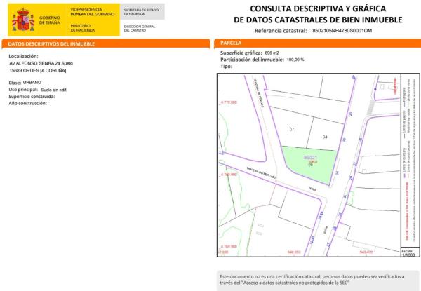 Terreno en calle Alfonso Senra, 24