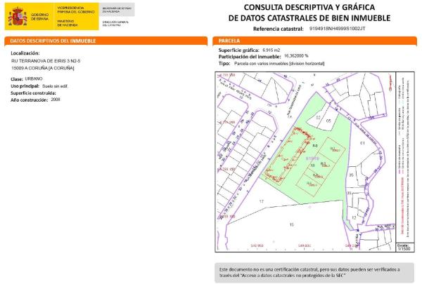 Terreno en calle Eirís de Arriba, 60