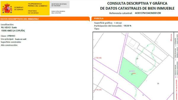 Terreno en calle do Xeixo s/n None