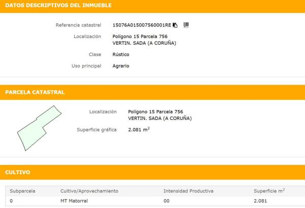 Terreno en Lugar Seixeda, 26