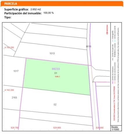 Terreno en Aldea Framan, 43
