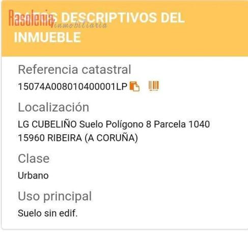 Terreno en calle 1 Cubeliño, 8