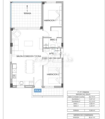 Piso en Barrio Las Azaleas - Alkadir